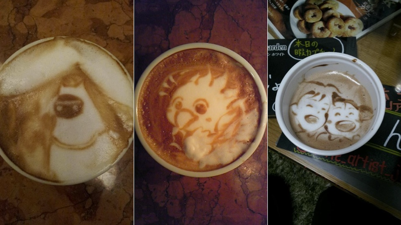 Illustration for article titled This Guy's Geeky Latte Art Will Blow Your Mind